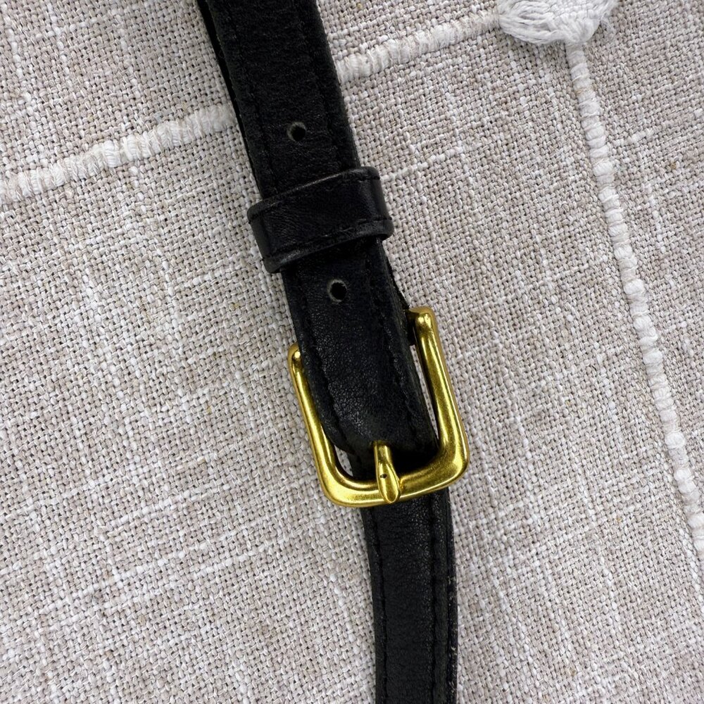 Coach Legacy Companion Style 9076 - Vintage Black Leather Crossbody - Picture 9 of 15